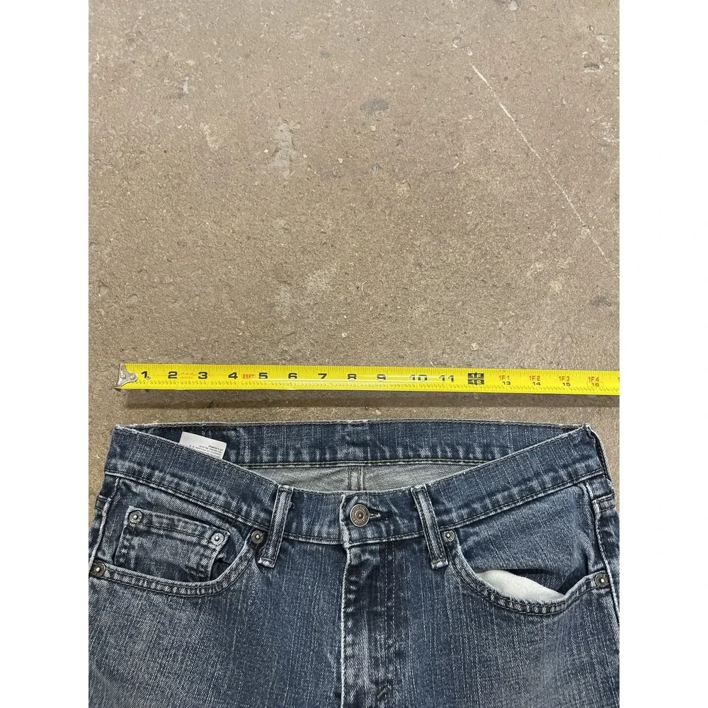 Levis 511 Jeans Mens 32x34 Blue Denim Slim Fit Straight Leg 5-Pocket‎ Zip Fly